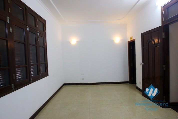 Beautiful house with quiet location for rent in Ba Dinh District, Hanoi